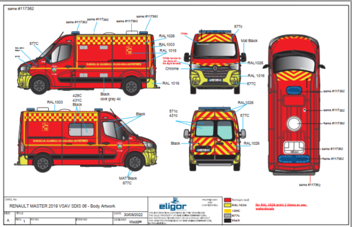 117638 RENAULT MASTER 2019 VSAV SDIS 06