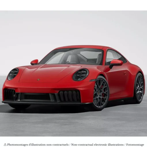 porsche 911 carrera 2025 rouge indien 1 18